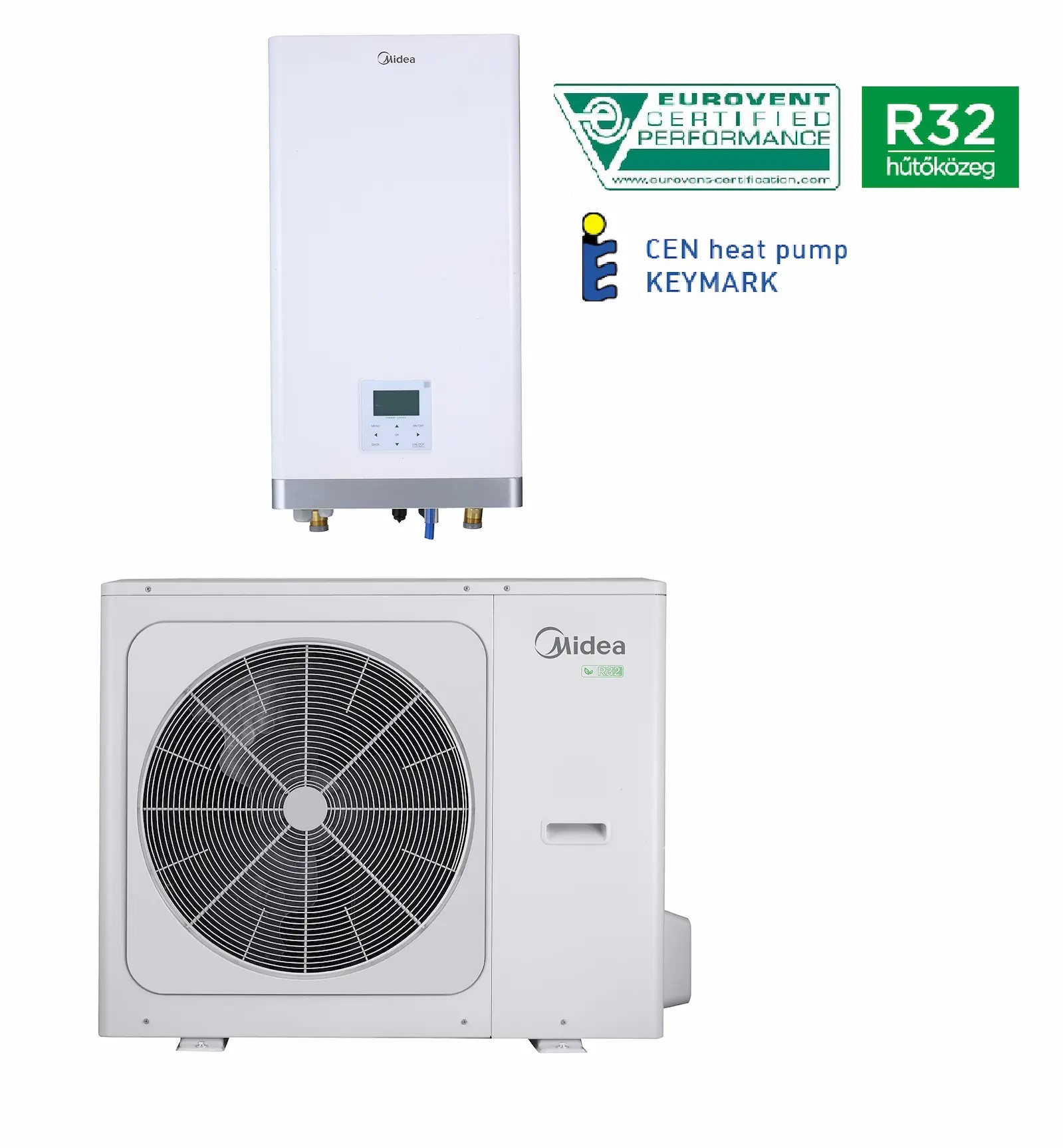 Midea MHA-V12W/D2N8-B M-Thermal osztott hőszivattyú (R32, 12 kW, 1 fázis)